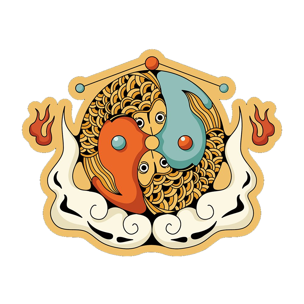 阴阳鱼太极图